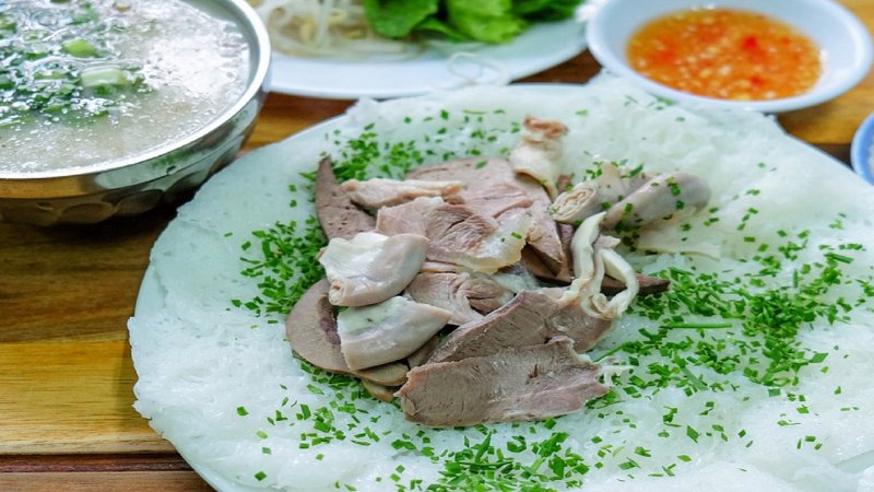 Bánh hỏi lòng heo