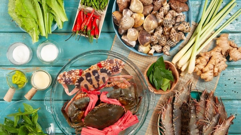 Hải sản tươi sống – quà tặng từ đại dương