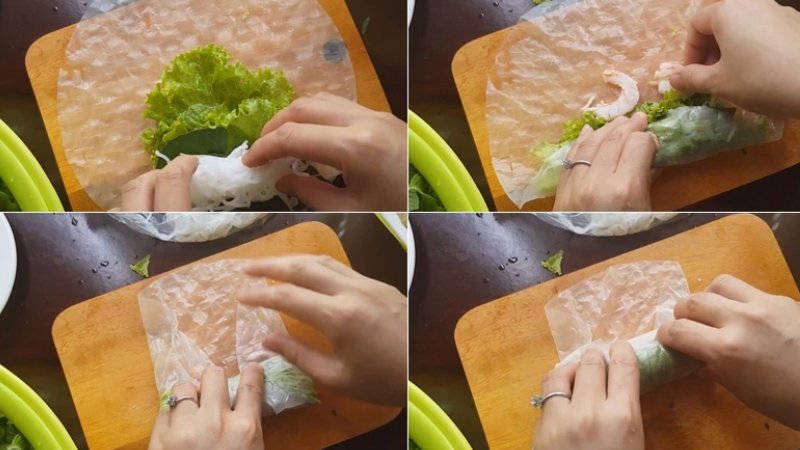 Cách cuốn gỏi cuốn