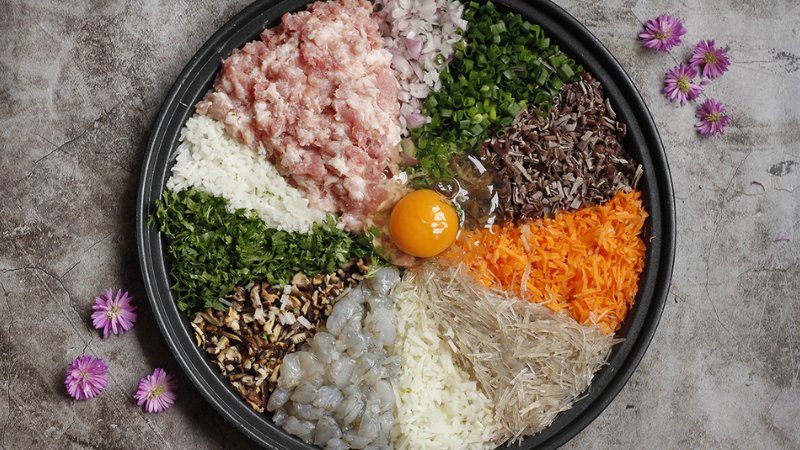Nguyên liệu làm nem rán